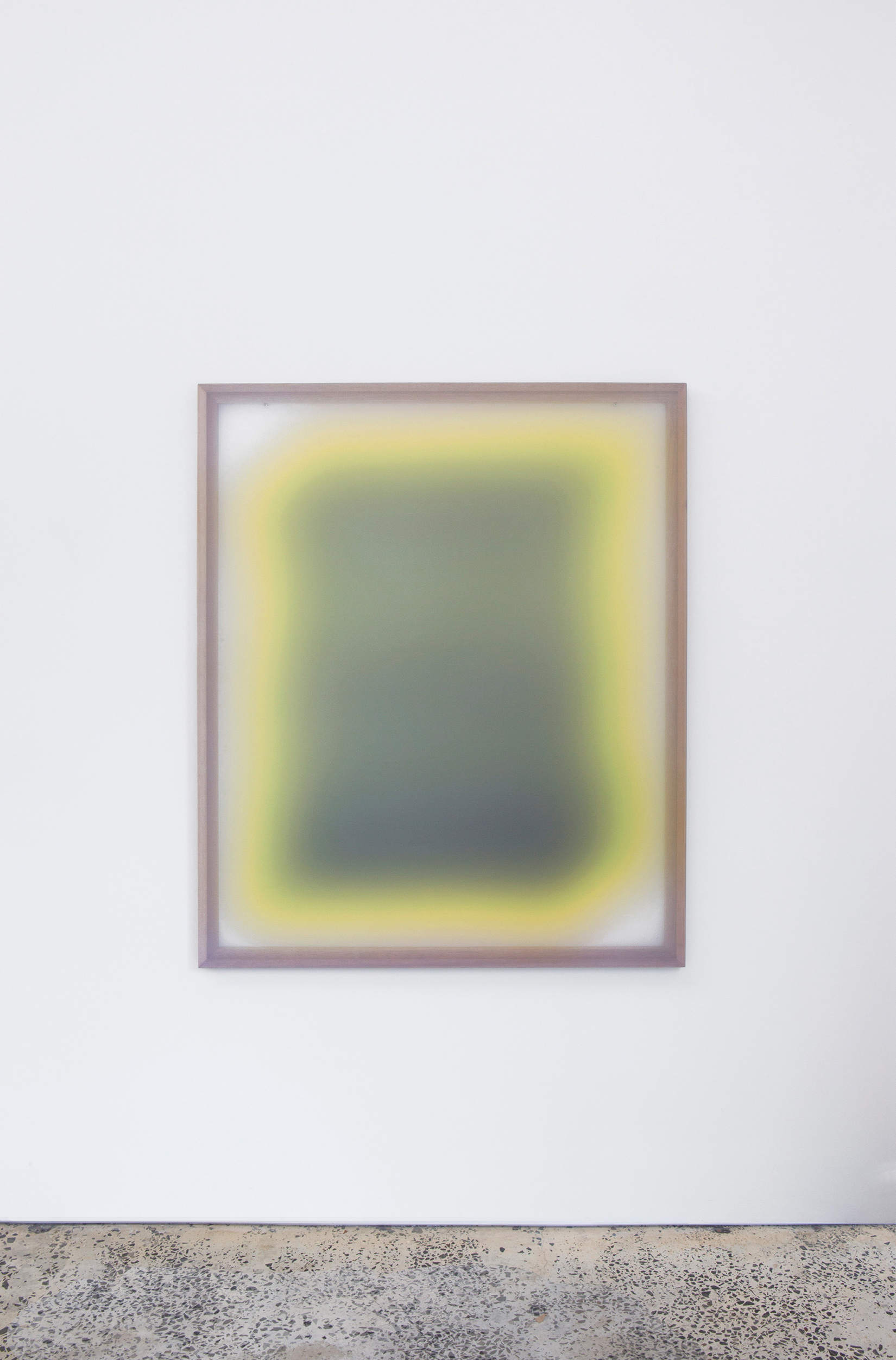 Jonny Niesche, “Let’s fuck (desert meadow)”, 2014, voile, wood, 1180 x 1330 mm