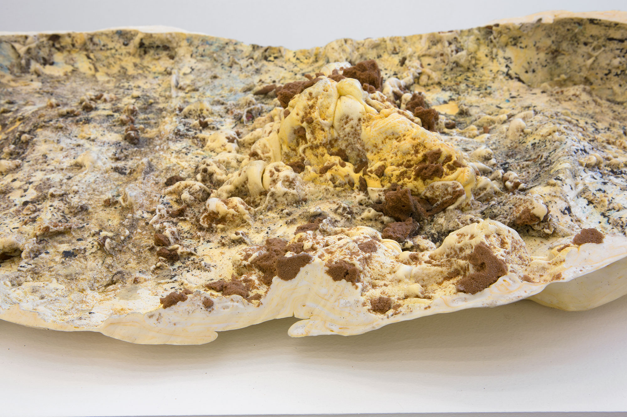 Lupo Borgonovo, “Maialito” (detail), 2014, silicone rubber, pigments, 600 × 300 × 950 mm, Courtesy the artist