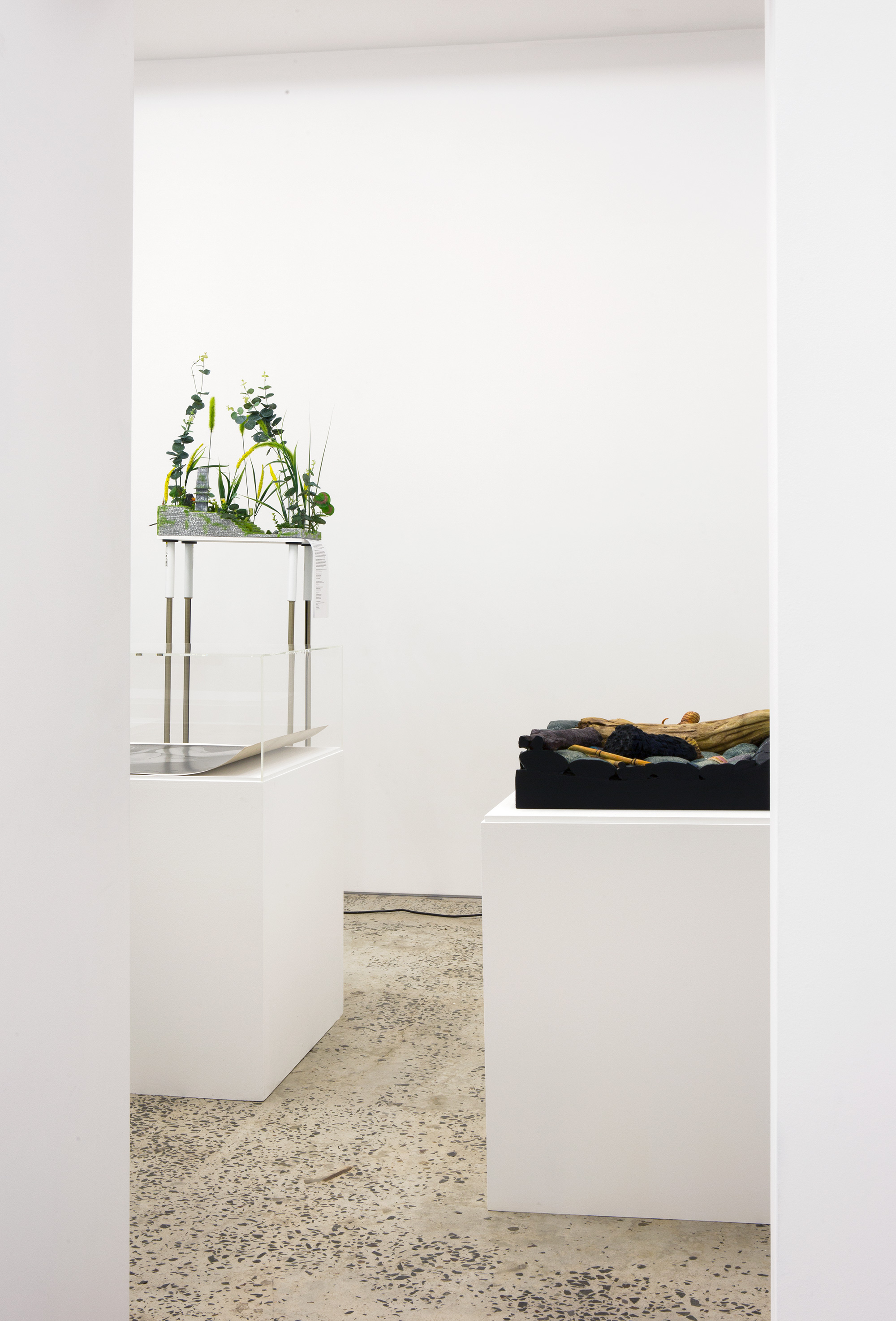 “Habitat” (with World Food Books) curated by Joshua Petherick & Matt Hinkley, installation view, Minerva, Sydney, 15 November – 20 December, 2014