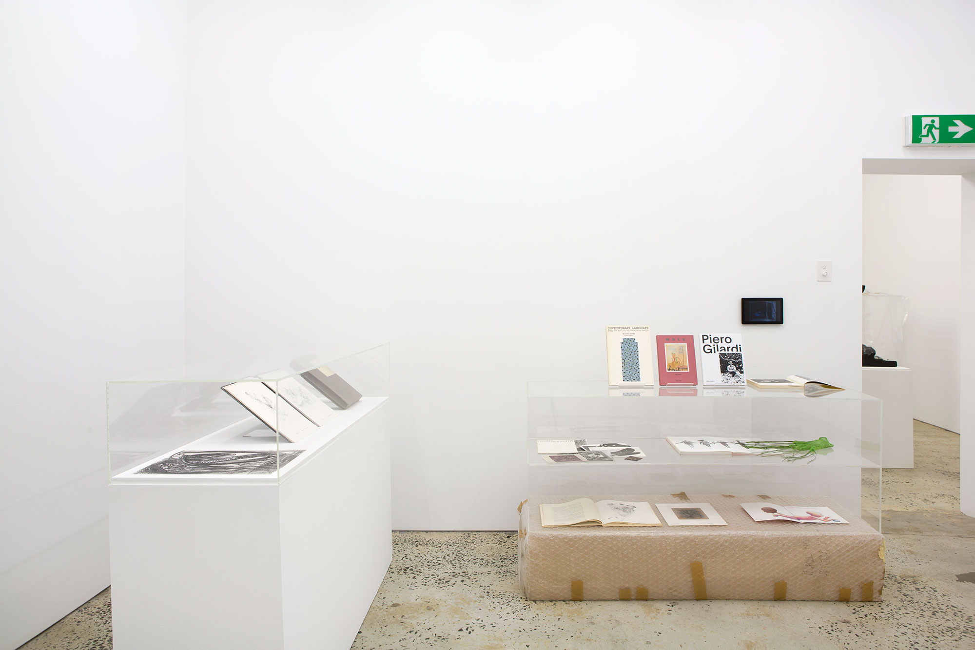 “Habitat” (with World Food Books) curated by Joshua Petherick & Matt Hinkley, installation view, Minerva, Sydney, 15 November – 20 December, 2014