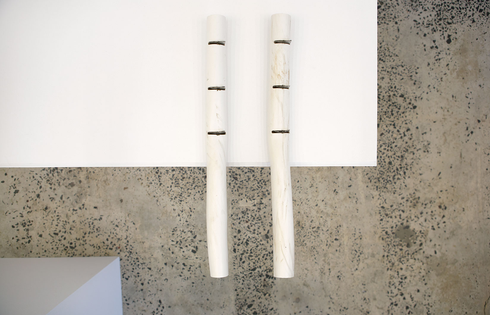 Michael E. Smith , “untitled”, PVC, spoons, dimensions variable, courtesy the artist and Susan Hilberry Gallery