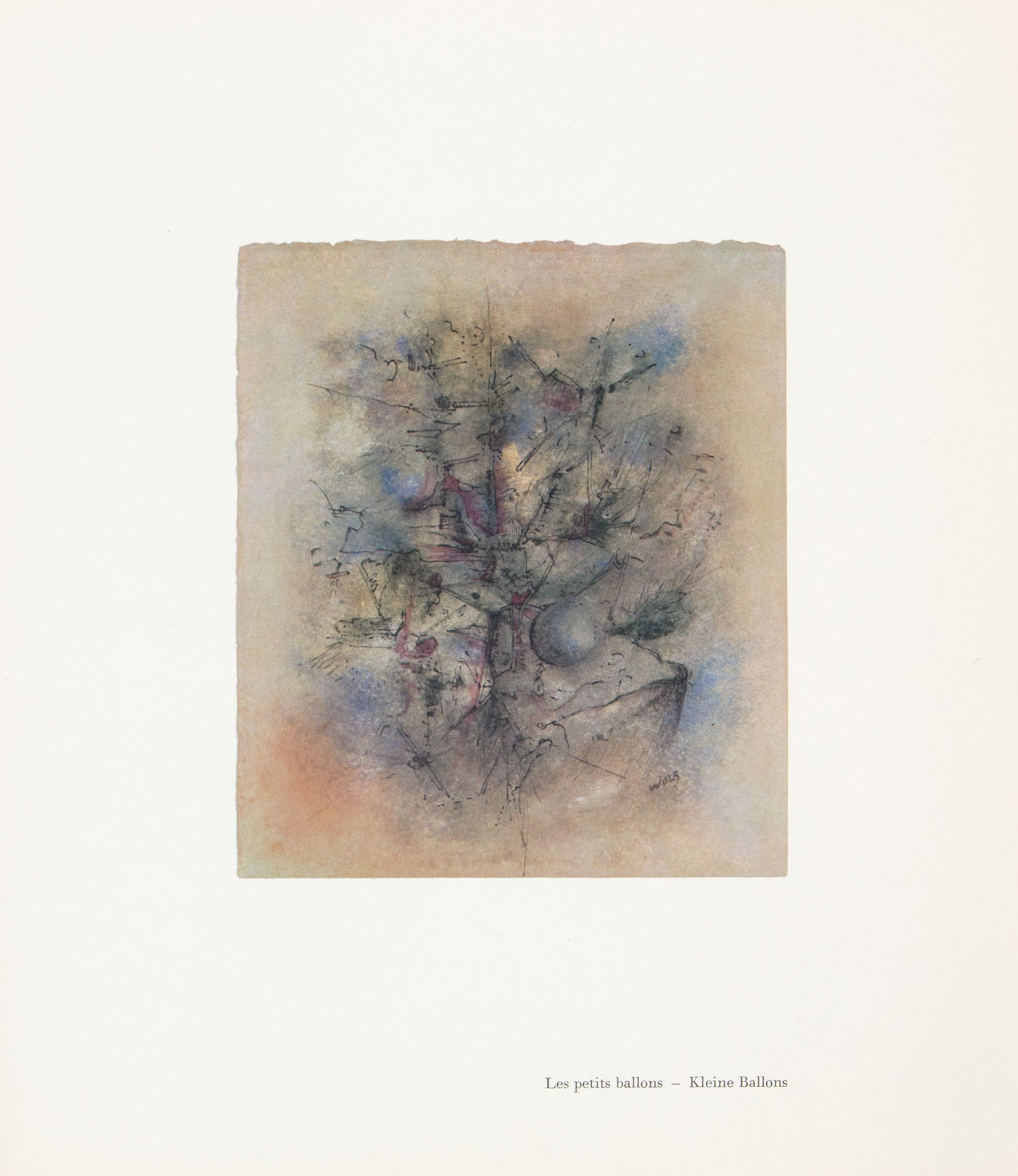 Wols, Boxed portfolio of drawings and watercolours, plus 82 page book, 1964, 305 x 265 mm, published by Misuzu Shobo, Japan